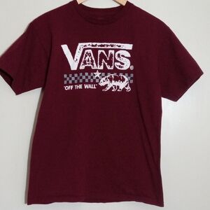 Vans off the wall skater Tshirt women's size medium